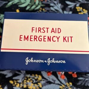 Vintage Johnson & Johnson First Aid Emergency Kit